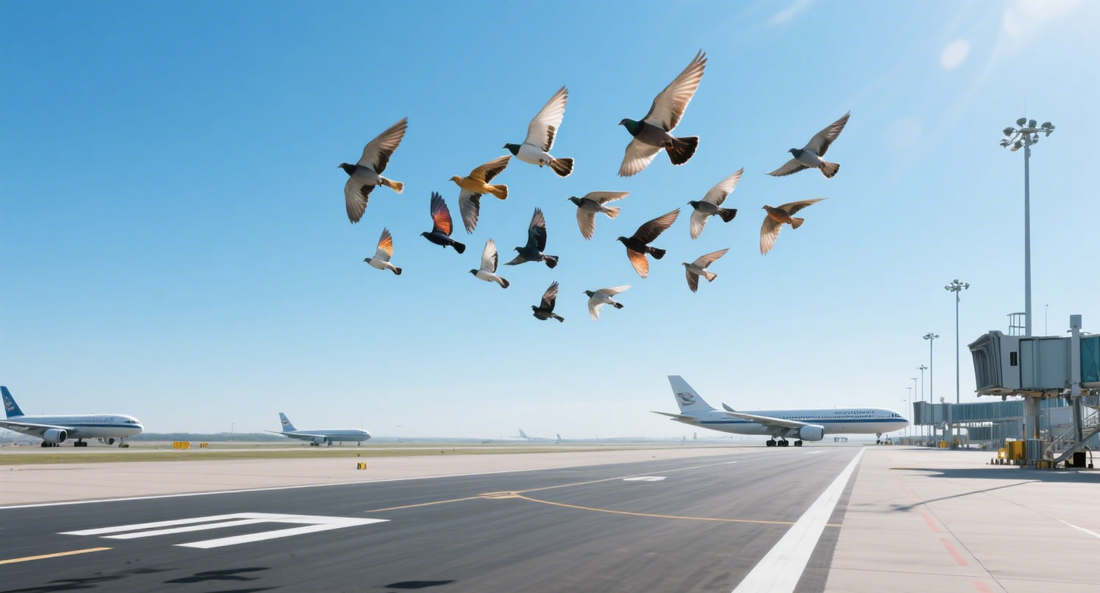 Why do the lasers with wavelengths between 630-650 nm effectively in Bird Control in Airports